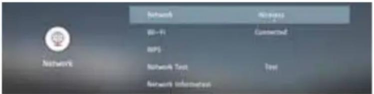 SHARP 42CJ6K - NETWORK MENU - 1