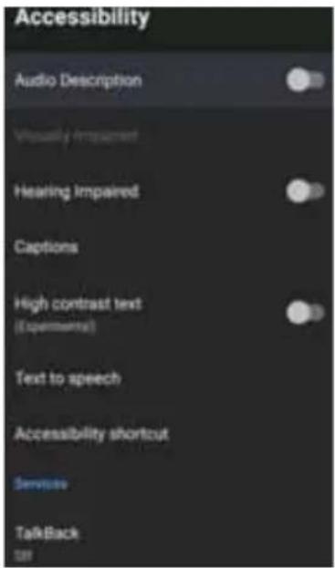 SHARP 43BN3KA - Accessibility - 1