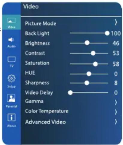 SHARP 43EH7K - Video - 2