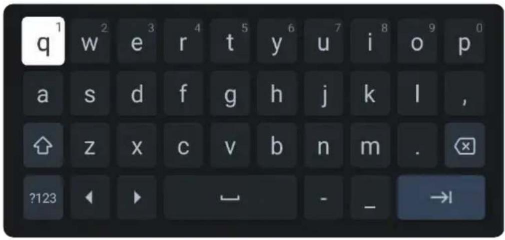 SHARP 75EQ4KA - On -Screen Keyboard - 1