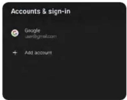 SHARP 75EQ4KA - Accounts & Sign in - 1