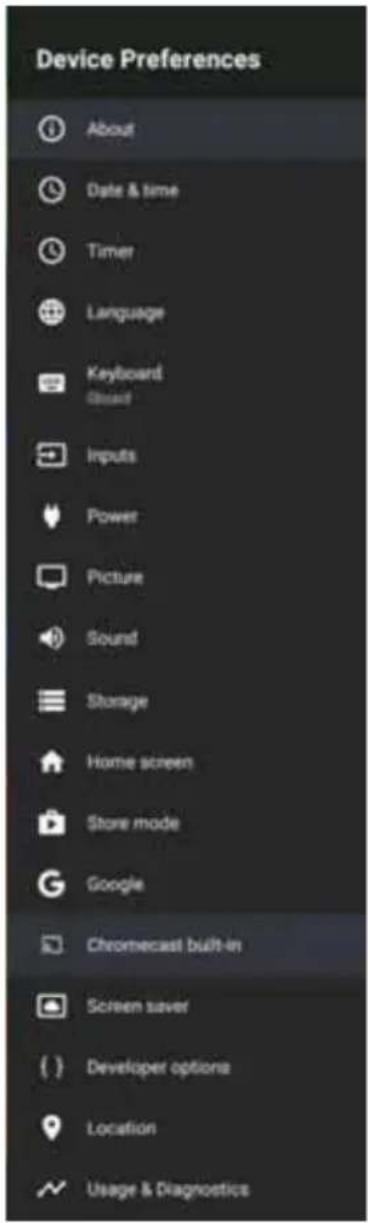 SHARP 42EL6KA - Device Preferences - 1