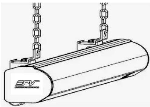 Elite Prime Vision PowerMAX Tension PMT150HT2-E20 - Suspended Ceiling using Chains (additional hardware required) - 3