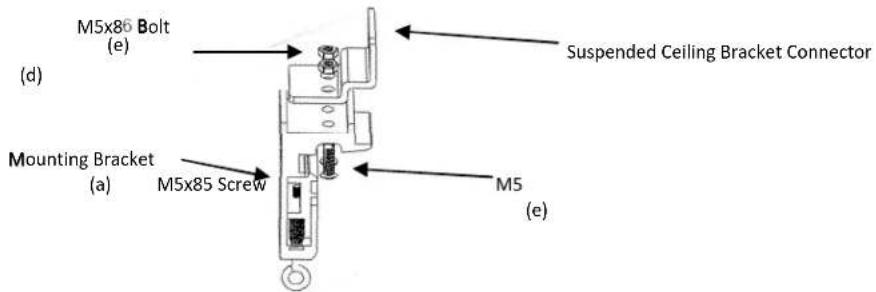 Elite Prime Vision PowerMAX Tension PMT150HT2-E20 - Suspended Ceiling using Chains (additional hardware required) - 1