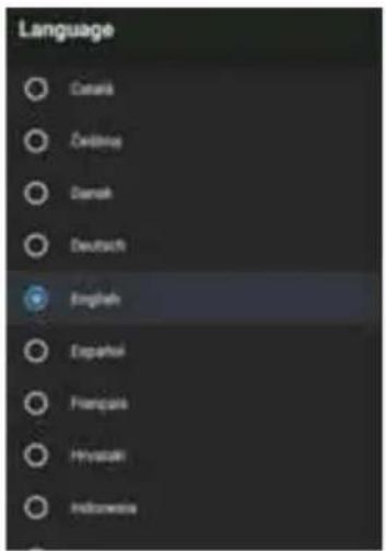 SHARP 50DL3KA - Language - 1