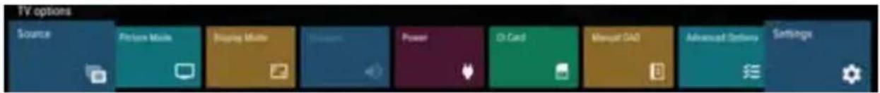 SHARP 43EL7KA - TELEVISION MENU - 1