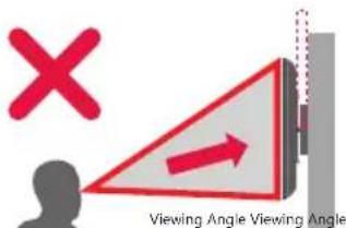 SHARP 55EQ4KA - Wall mounting & Viewing Angle - 2
