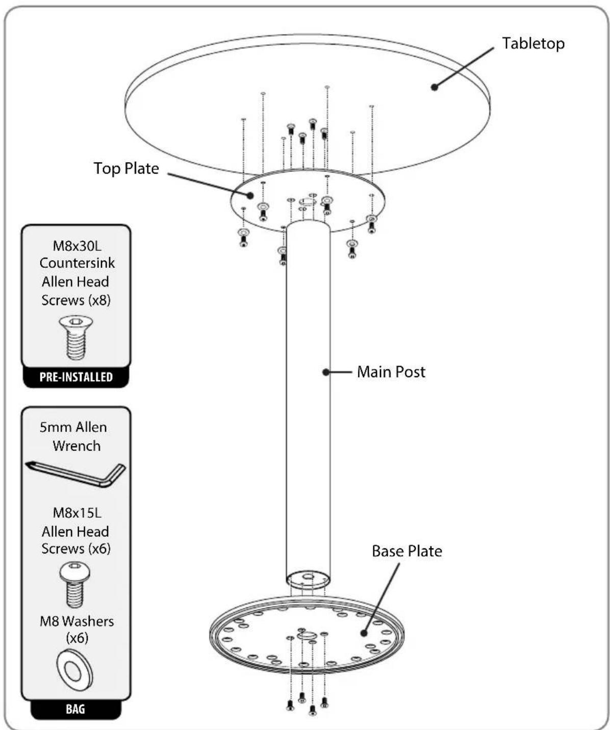 LifeSpan Duo - Table Assembly Instructions - 1