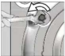 BEKO WTV 7512 XS - Removing the transportation locks - 1