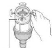 SAMSUNG WA70H4300HP - CONNECTING THE WATER SUPPLY HOSE (CLEAN FILTER) - 1