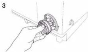 SAMSUNG WA70H4300HP - CLEANING THE PUMP FILTER (APPLICABLE MODELS ONLY) - 3