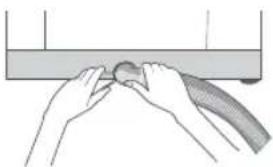 SAMSUNG WA95BWPEH - HOW TO CHANGE THE DRAIN HOSE DIRECTION - 1