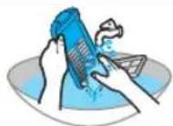 SAMSUNG WA75H4200SY - CLEANING THE FILTER - 3