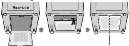 SAMSUNG WA88TPBEH - ASSEMBLING THE RAT PROTECTION PANEL - 1