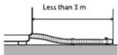 SAMSUNG WA88TPBEH - CAUTIONS WHEN INSERTING THE DRAIN HOSE - 1