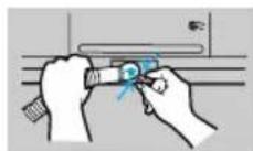 SAMSUNG WA11K2SIV - CONNECTING THE DRAIN HOSE - 3