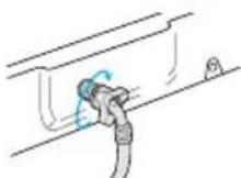 SAMSUNG WA11K2SIV - CONNECTING THE WATER SUPPLY HOSE - 3