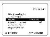 SAMSUNG CHT-350V - Using the Disc Menu Language - 7