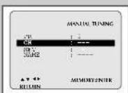 SAMSUNG CHT-350V - Presetting the Stations Automatically - 12