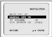 SAMSUNG CHT-350V - Presetting the Stations Automatically - 10