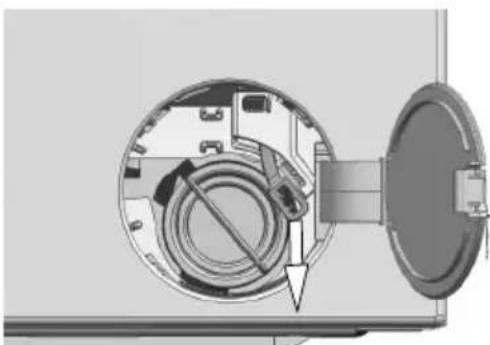 BEKO WUE8616XBCW - Opening the loading door in case of power failure: - 4