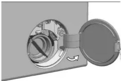 BEKO WUE8616XBCW - Opening the loading door in case of power failure: - 3