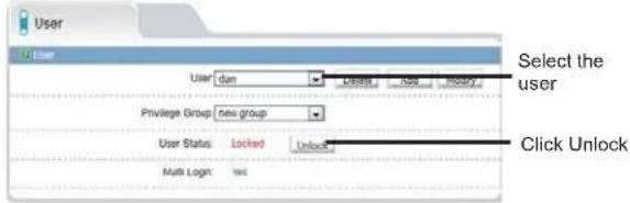 Linear PRO Access LV-CAM-2M - Click Privilege Manager>User - 1