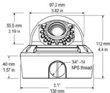 Linear PRO Access LV-D4-5MDIV-312 - DIMENSIONS - 1