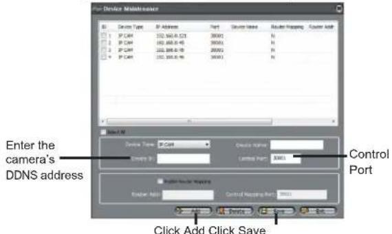 Linear PRO Access LV-D4-5MDIV-312 - Connecting to a DDNS address using NVMS - 1