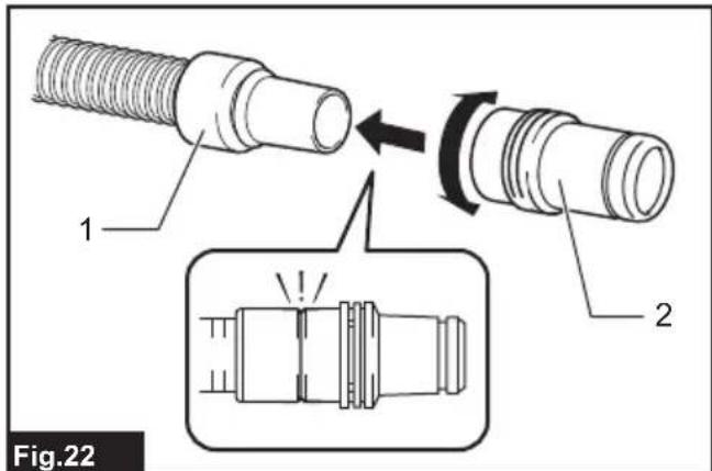 MAKITA GCV05 - Connecting the tool - 6