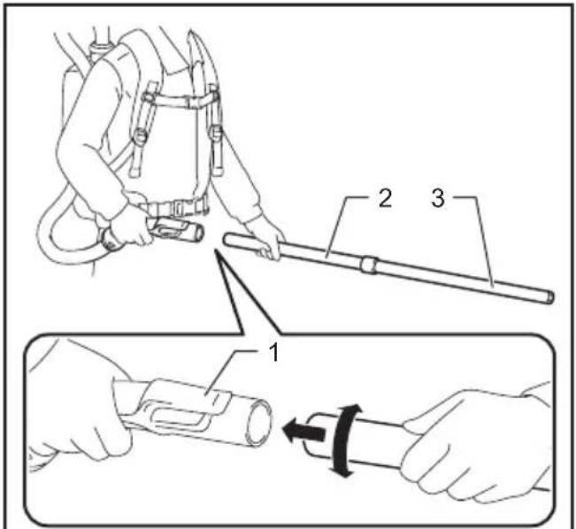 MAKITA GCV05 - For the two aluminum straight pipes - 1