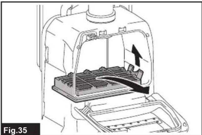 MAKITA GCV05 - Cleaning the HEPA filter - 1