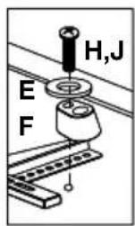 Luxor FP4000 - Assemble flat panel mount (TYPE4) - 7