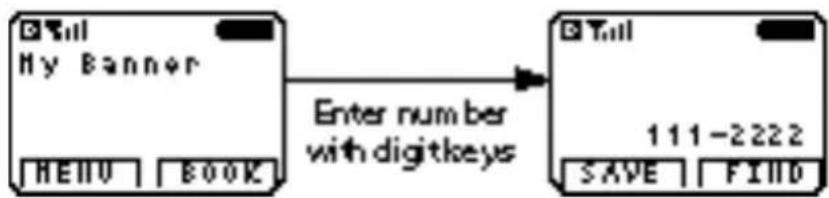 KYOCERA QCP 1900 - Saving Numbers to Your Primary Phone Book - 1