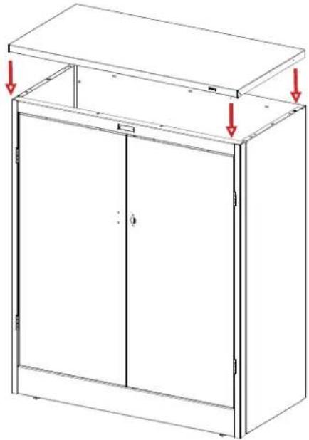 Tennsco 1842 - ASSEMBLY OF 1842 OR 2442 CABINET - 6