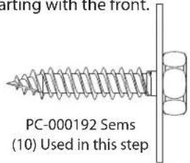 PolyJohn FS3-3012 - Step 7: Cabana to Base (Continued) - 1