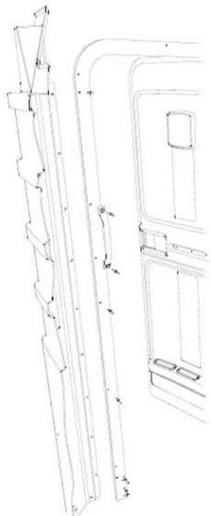 PolyJohn FS3-3013 - Step 4: Sidewall Panels to Door Jamb - 3