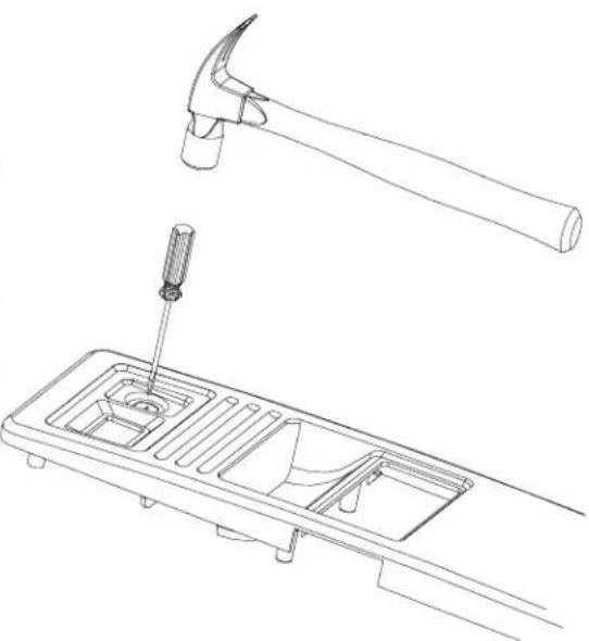 PolyJohn FS3-3011 - Step 14: Optional Lock Installation - 1