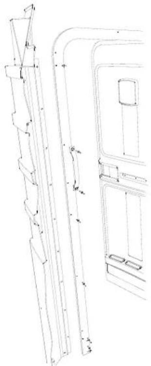 PolyJohn FS3-3011 - Step 4: Sidewall Panels to Door Jamb - 3
