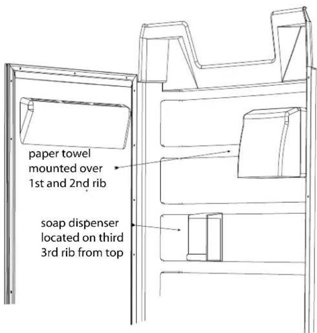 PolyJohn FS3-3011 - Step 20: Soap and Paper Towel Dispenser - 3