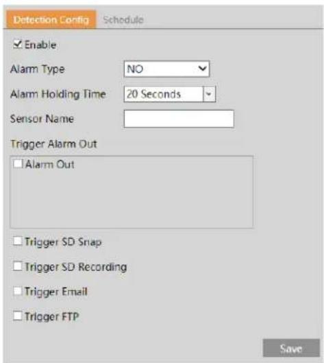 Speco Technologies O4T9M - Alarm In (Sensor Input) - 1