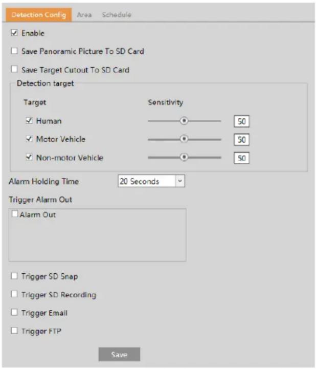 Speco Technologies O4T9M - Line Crossing - 1