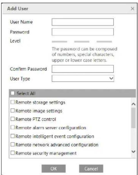 Speco Technologies O4T9M - Add user: - 1