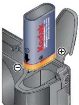 KODAK EasyShare Z81612 - Loading the battery - 1
