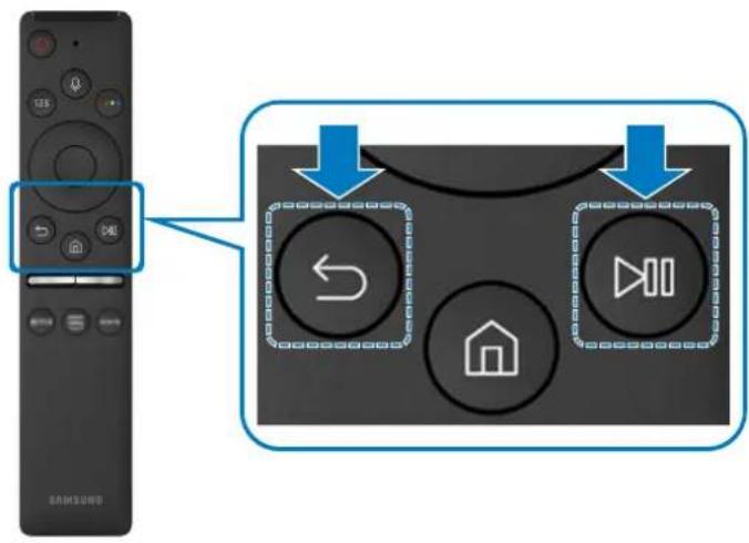 SAMSUNG UA55TU6900S - Connecting the Samsung Smart Remote to the TV - 1