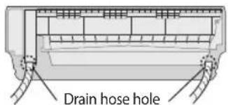 SAMSUNG AR13HCSDCWKXHC - Drain hose installation - 2