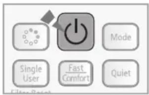 SAMSUNG AR13HCSDCWKXHC - Press the Mode button to select Cool or Heat mode. - 2