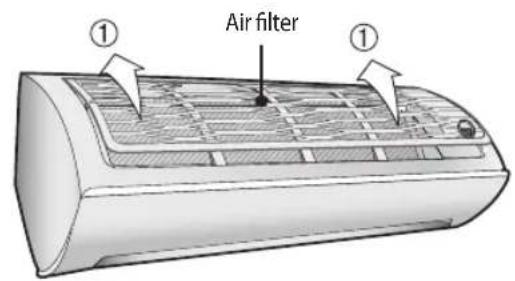 SAMSUNG AR25HPSDCWKNHC - Reassembling the Air filter - 1
