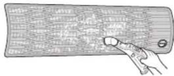SAMSUNG AR18JQFNBWKNMG - Cleaning the air filter - 2