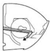 SAMSUNG AR18JQFNBWKNMG - Changing direction of the drain hose - 2